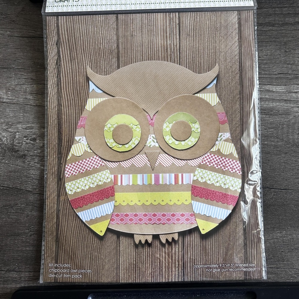 SEI Hoo's Sweet‎ Owl Scrapbooking Kit 4x6 Album Stickers Paper Craft Set New